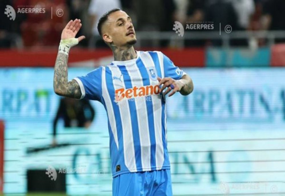 FOTBAL: UNIVERSITATEA CRAIOVA A CONFIRMAT TRANSFERUL LUI ALEXANDRU MITRIȚĂ ÎN CHINA