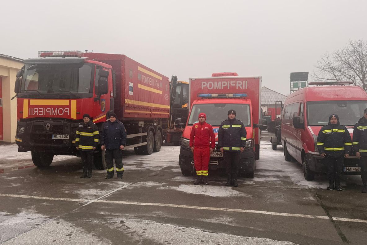 ISU Suceava trimite echipaje în sprijinul Brăilei pentru codul portocaliu