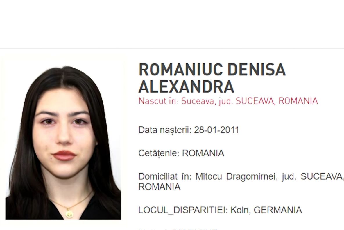 Adolescentă din Suceava, dată în urmărire internațională după dispariția din Belgia