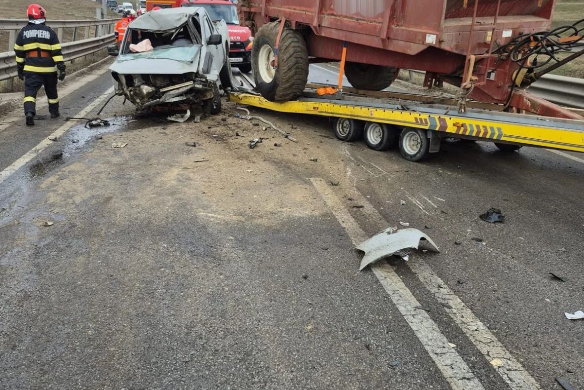 Accident grav pe centura Sucevei