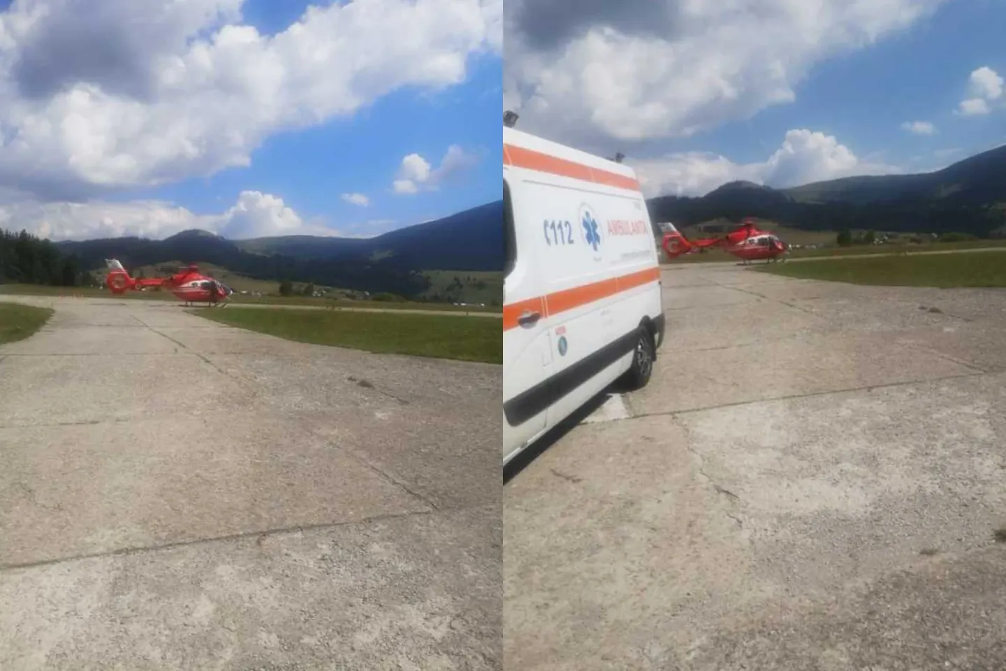  Bărbat grav rănit într-un accident de muncă la o stație de sortare a balastului din Suceava. A fost solicitat elicopterul SMURD 