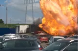 Explozie într-un parc auto din Suceava. Intervenție de urgență în zonă