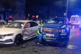 Accident rutier în Suceava: autospecială de poliție implicată în coliziune cu o mașină