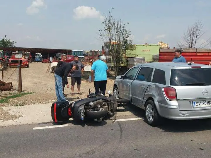 Accident Salcea, sursa foto Facebook