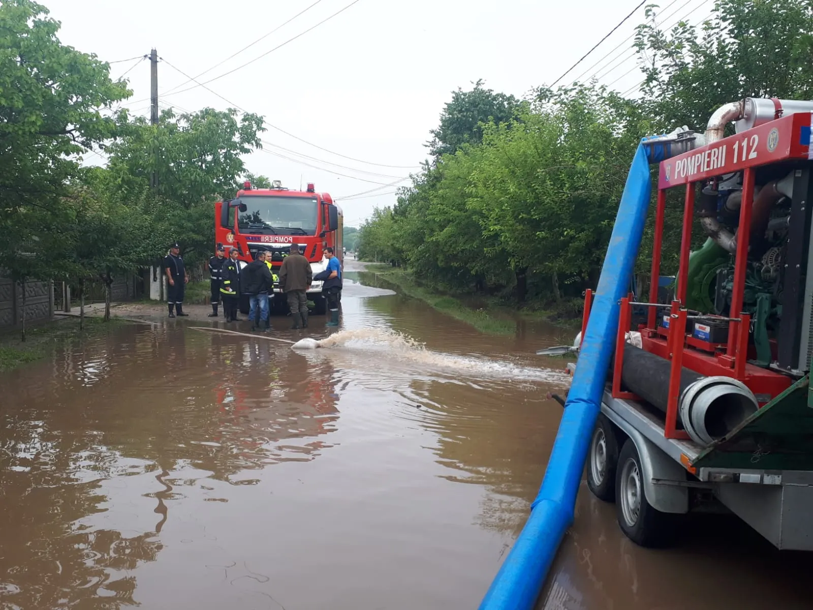 curți inundate