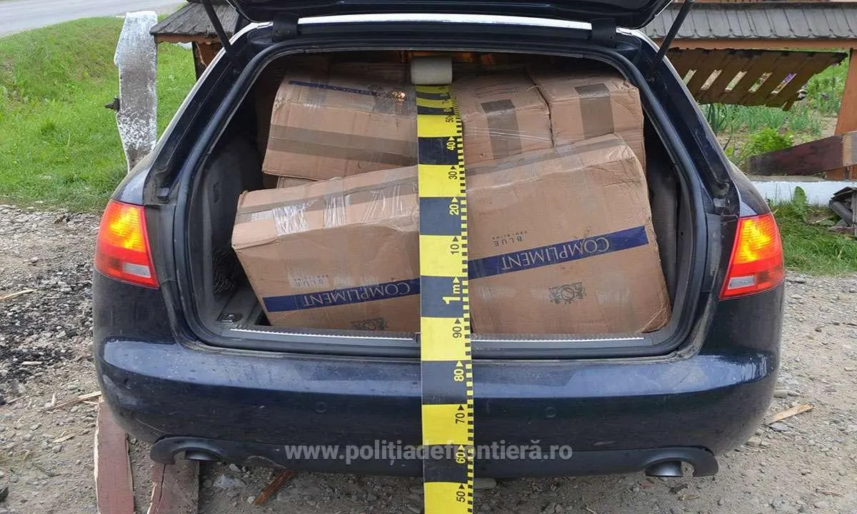 masina cu tigari de contrabanda