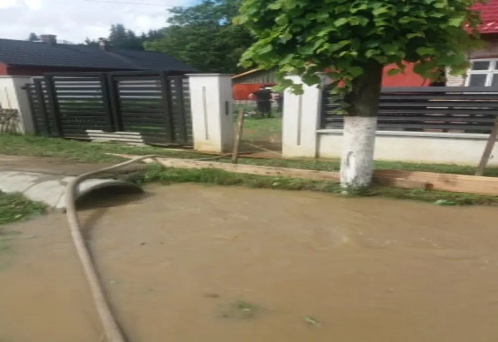 Inundații în localitatea Putna VIDEO 