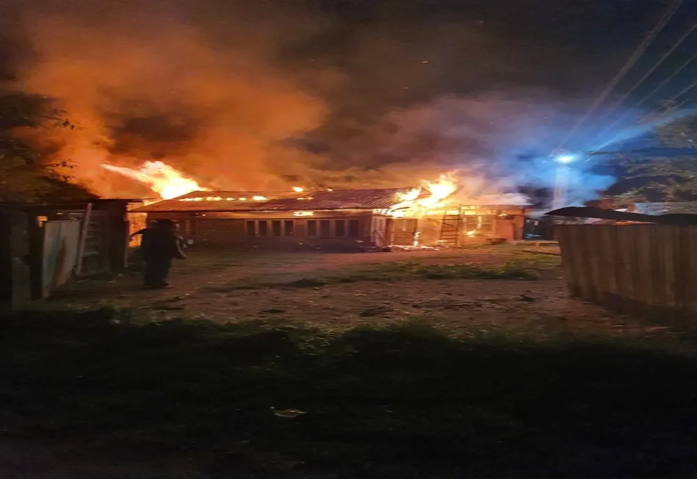 Incendiu la o gospodărie din Arbore