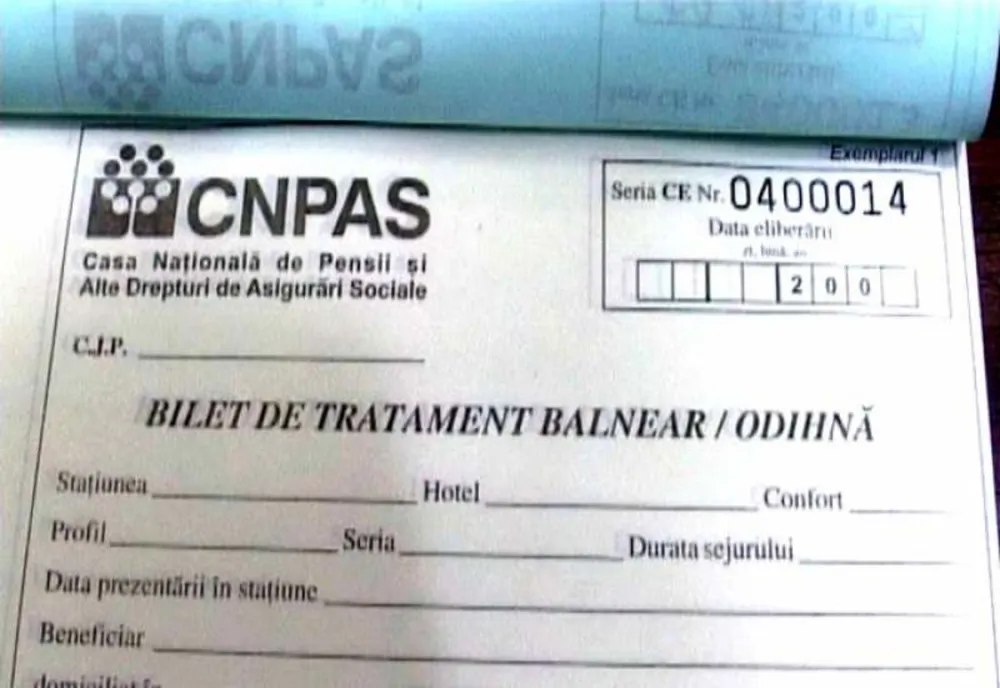 Ministerul Muncii a făcut anunțul. Câte bilete de tratament balnear se acordă anul acesta