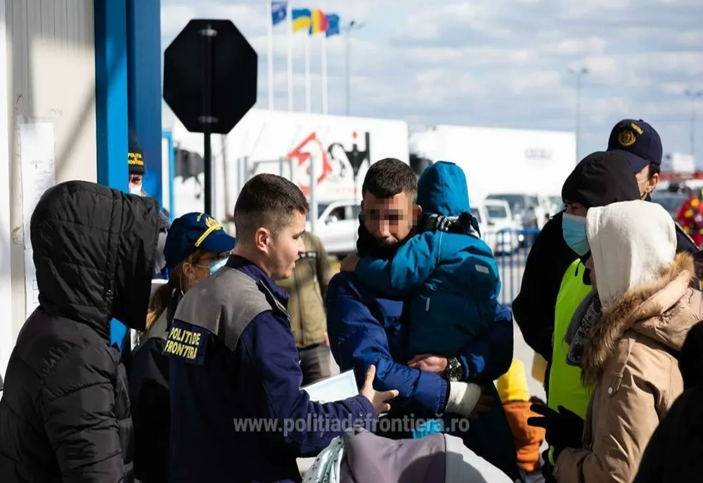 33. 969 cetăţeni ucraineni au intrat în România pe 6 martie
