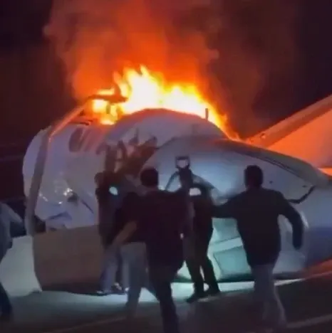 Avion prăbușit / Captură video