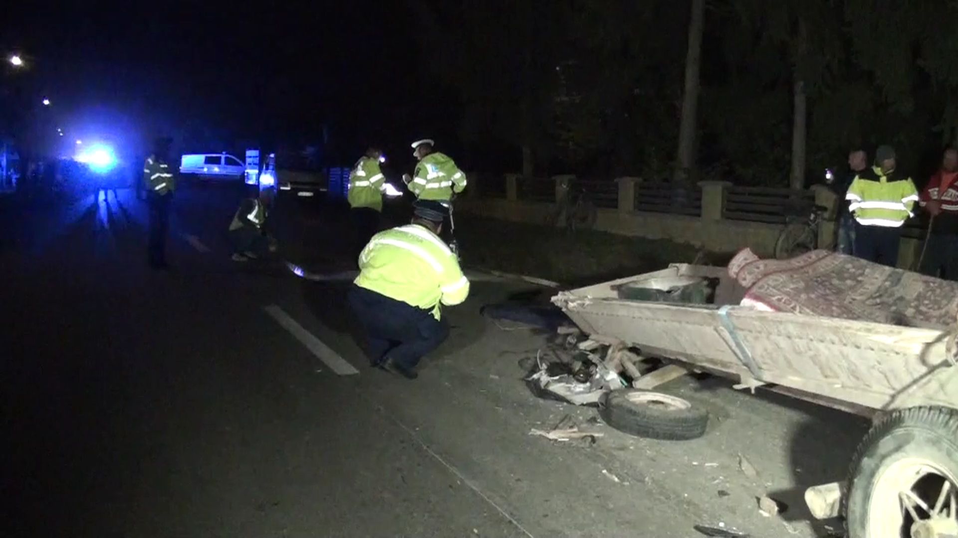 accident căruță Fântânele, foto arhivă