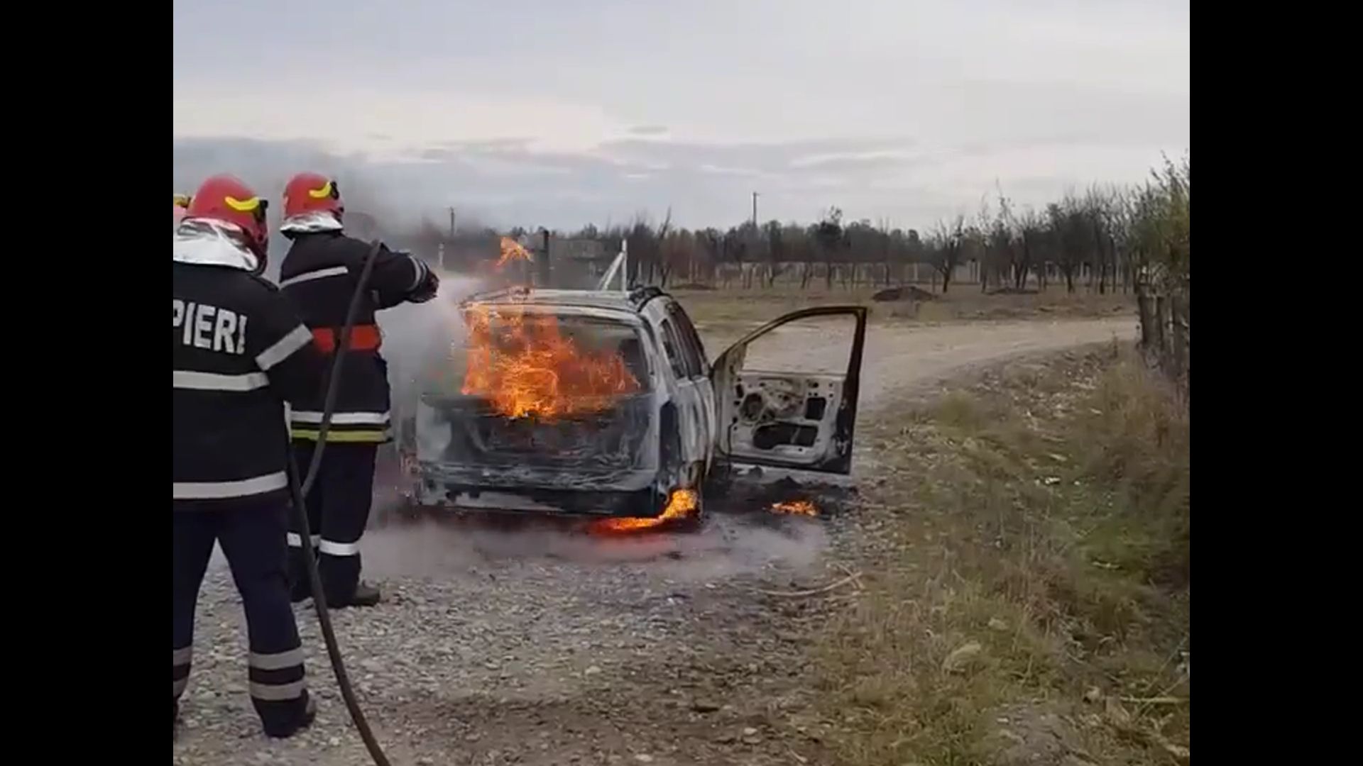 incendiu autoturism Horodniceni