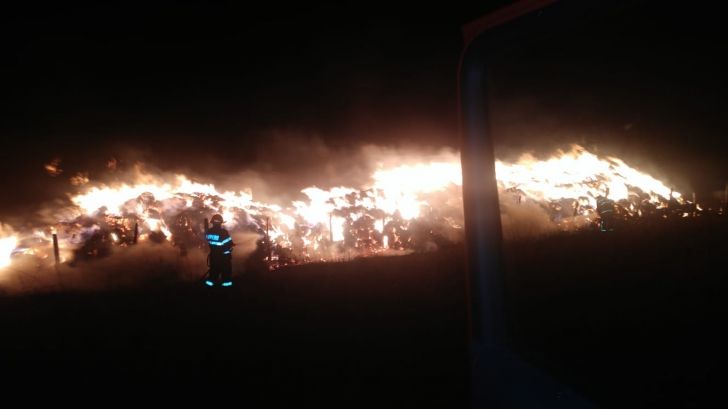 incendiu depozit furaje