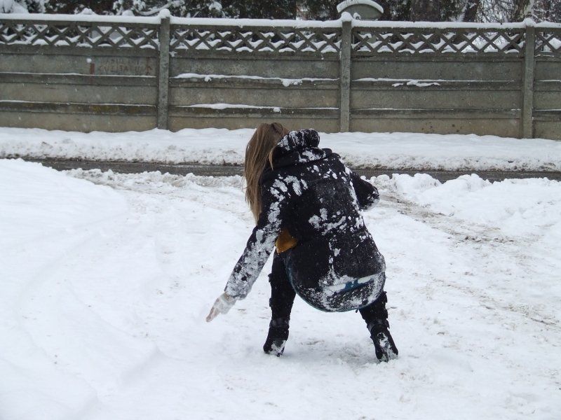 căzătură pe gheață