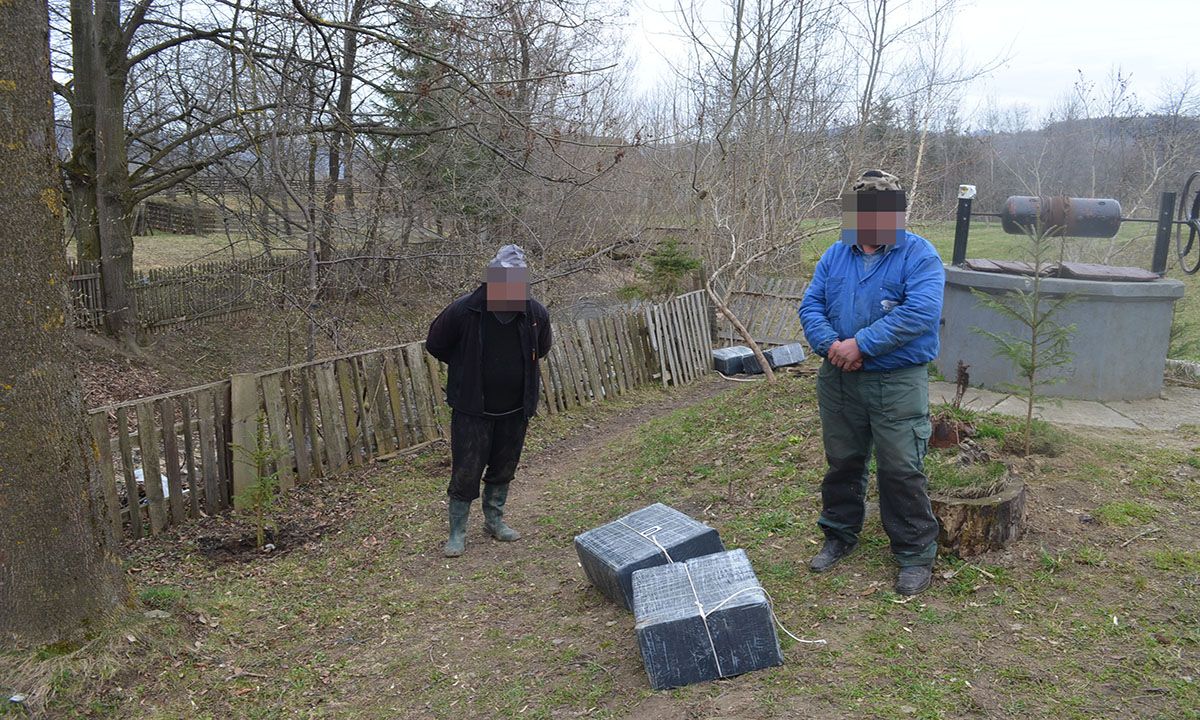 contrabandiști reținuți Vicovu de Sus