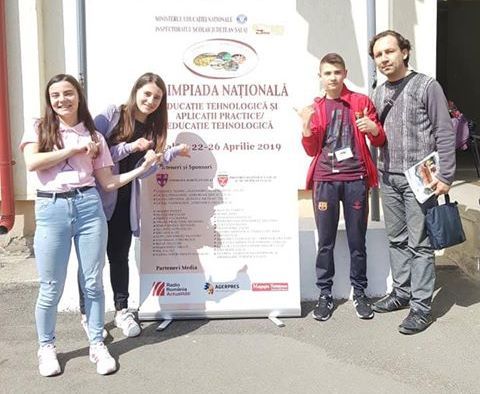 elevi Liceul Tehnologic Mihai Eminescu din Dumbrăveni la olimpiadă