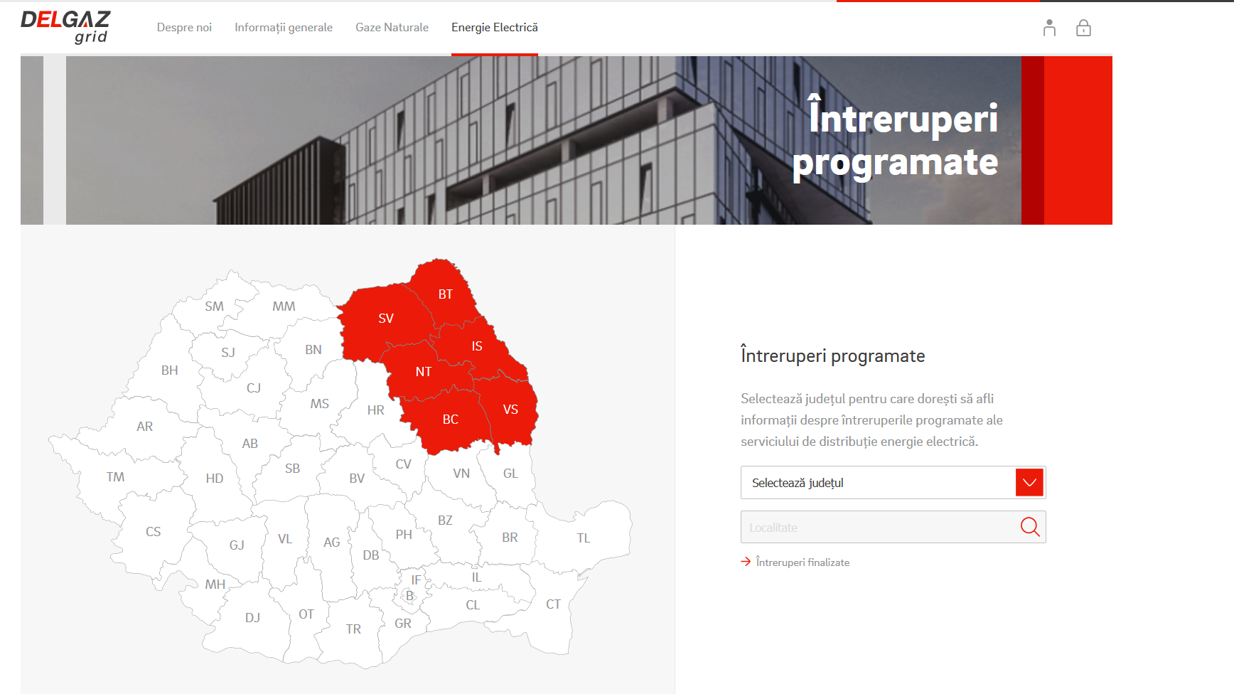 întreruperi programate