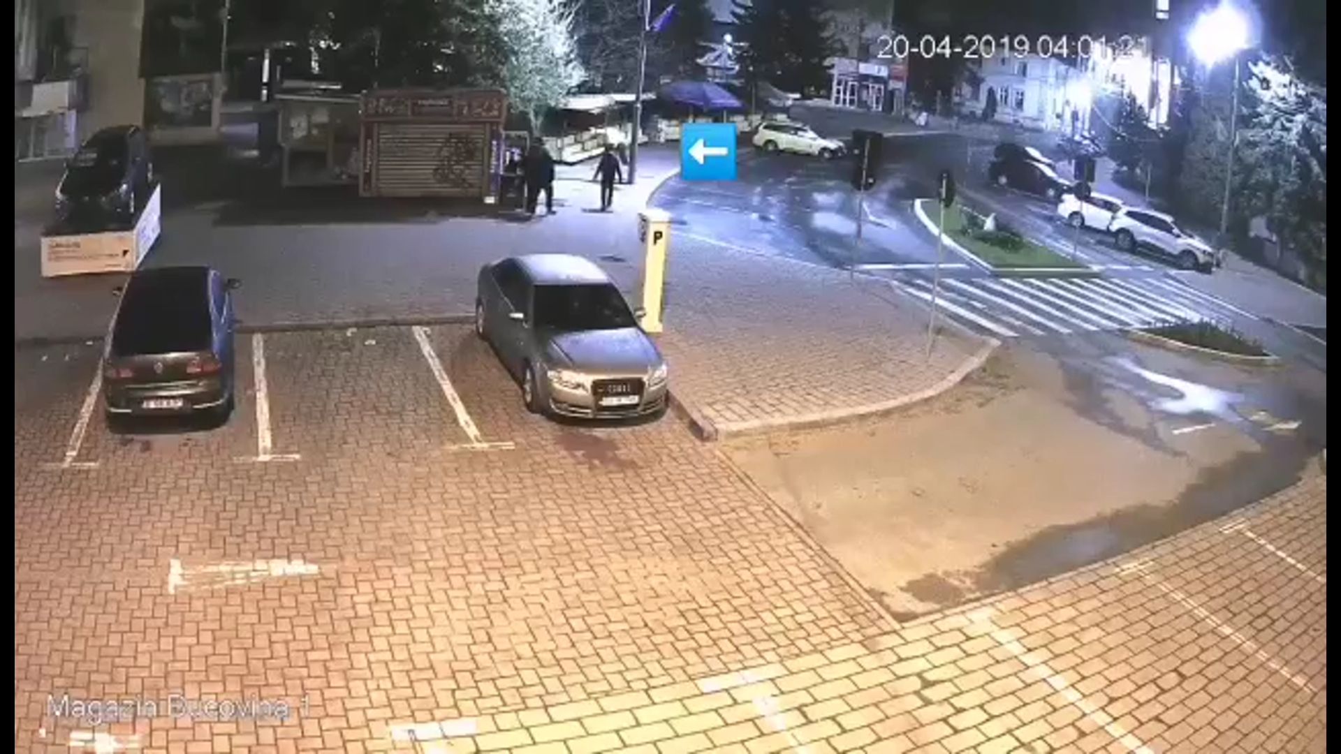 vandali surprinși camerele de supraveghere