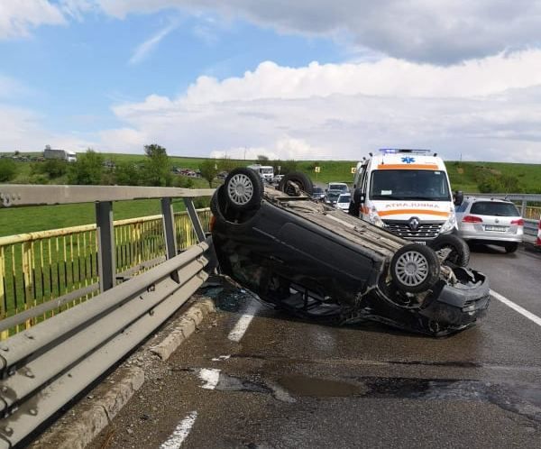 accident ieșire Stroiești spre Ilișești