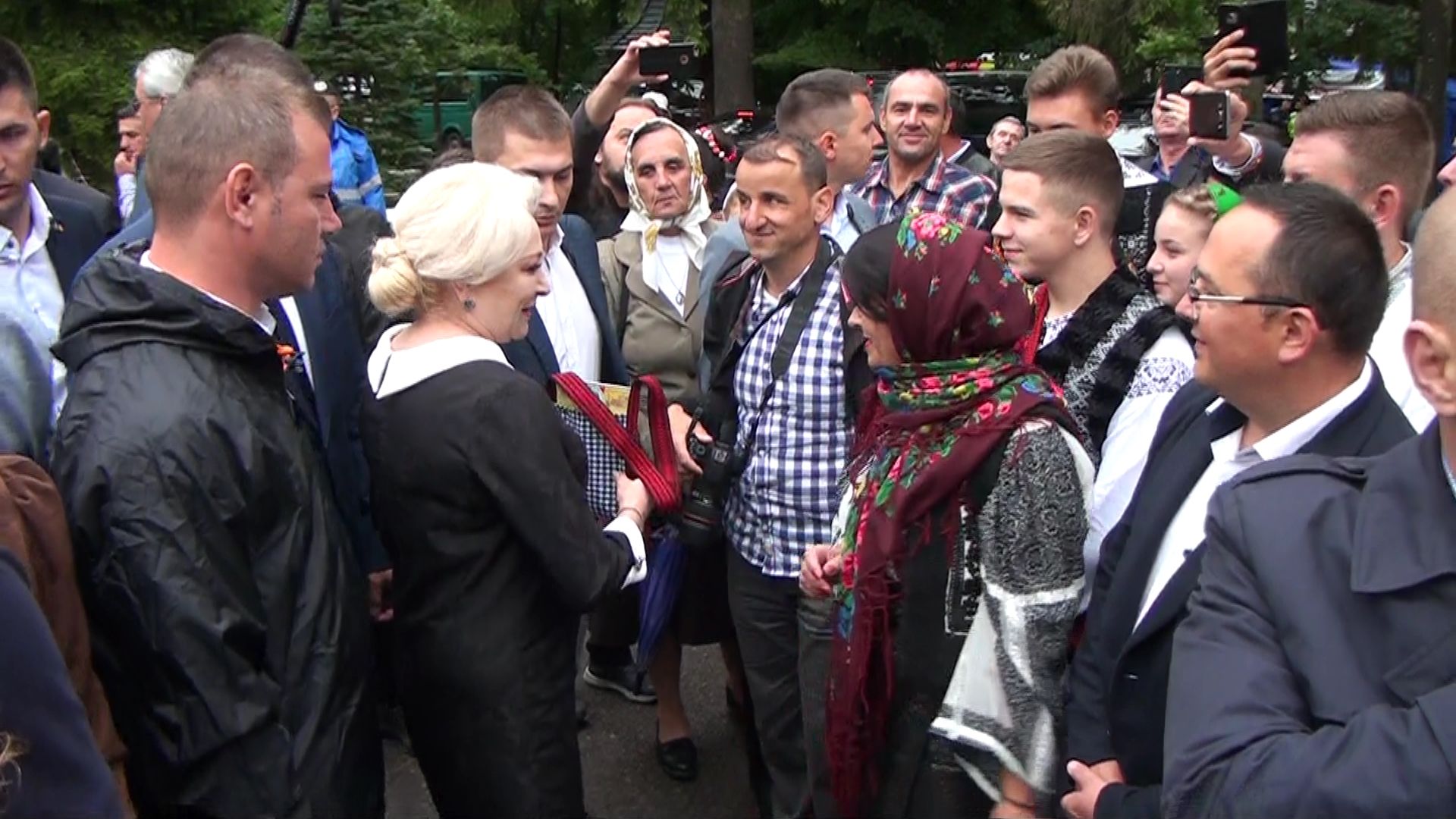 Viorica Dăncilă la Putna