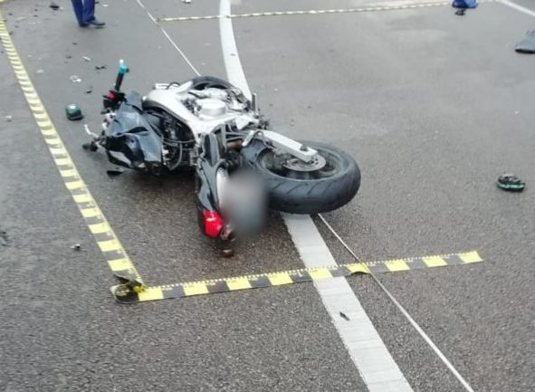 accident motocicletă Poiana Stampei