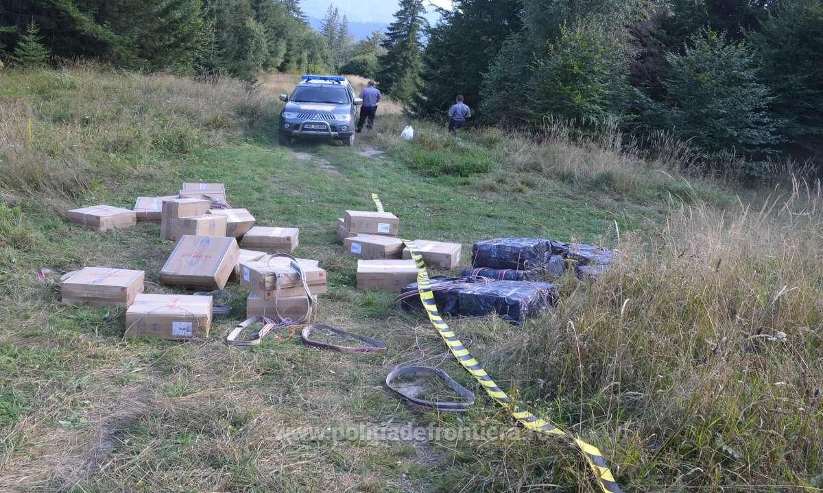 țigări în valoare de peste 200.000 de lei abandonate