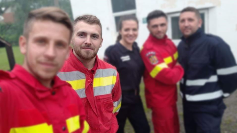 Silviu Covașă voluntar ISU, Sursă foto ISU Bucovina