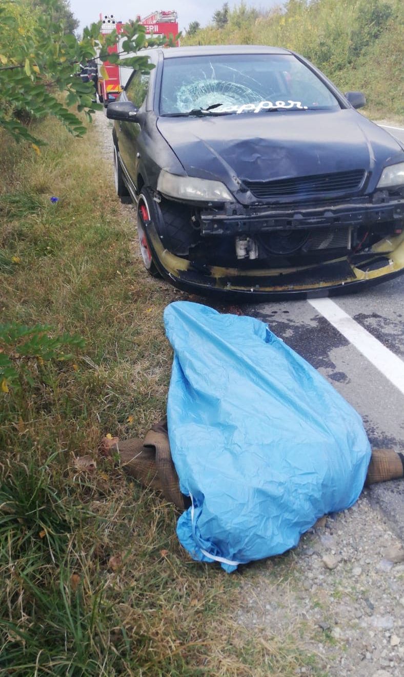 biciclist accidentat mortal, foto arhivă