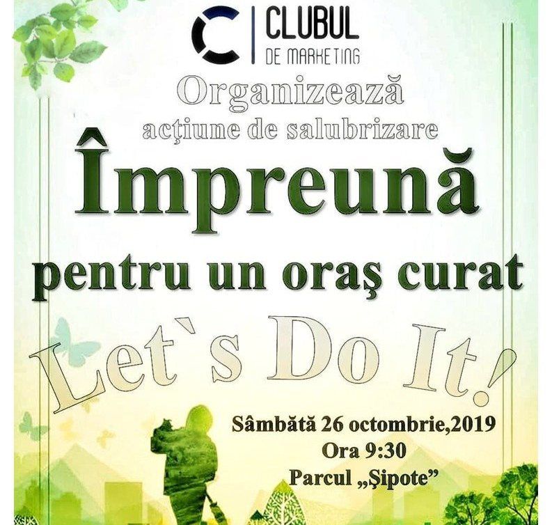 acțiune ecologizare parcul Șipote