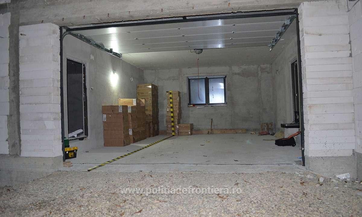 garaj plin țigări contrabandă