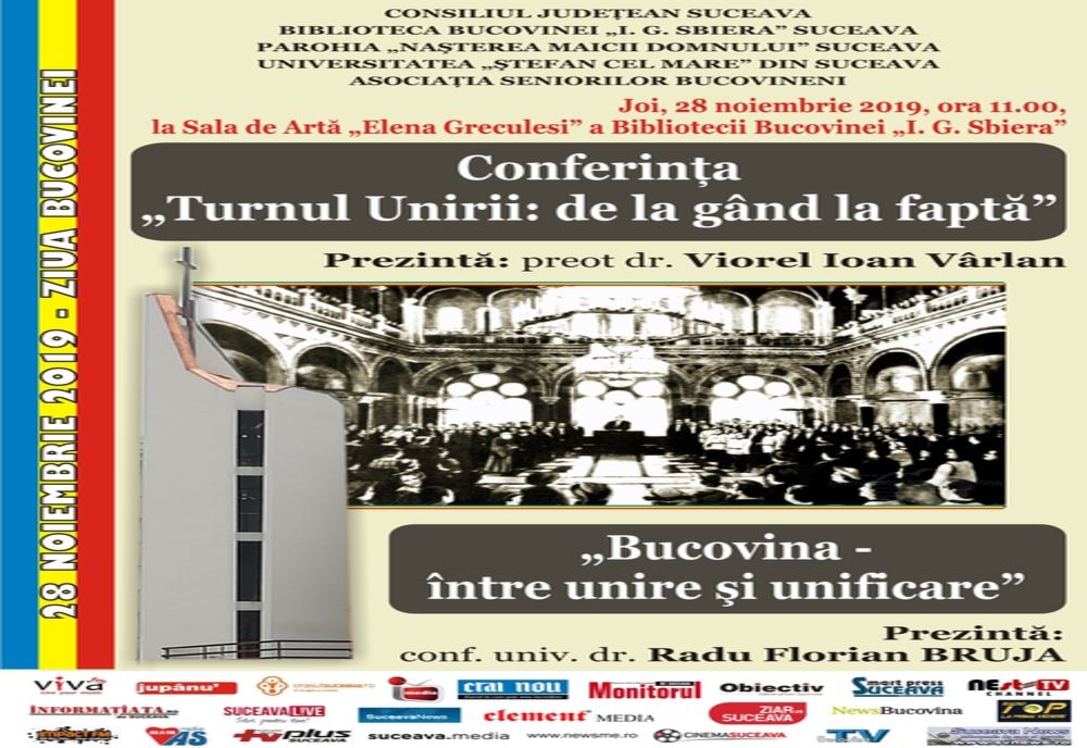 Ziua Bucovinei va fi sărbătorită prin manifestări organizate la Biblioteca Județeană 