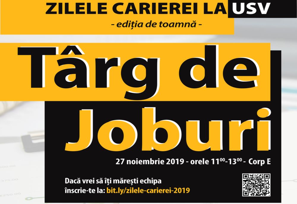 Târg de joburi pentru studenți și absolvenți la USV