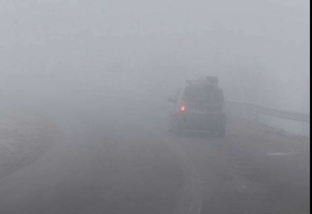 Cod galben de ceață pentru localități din județul Suceava 