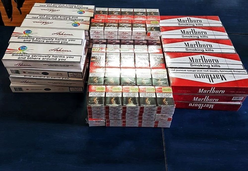 Țigări de contrabandă confiscate de jandarmii suceveni