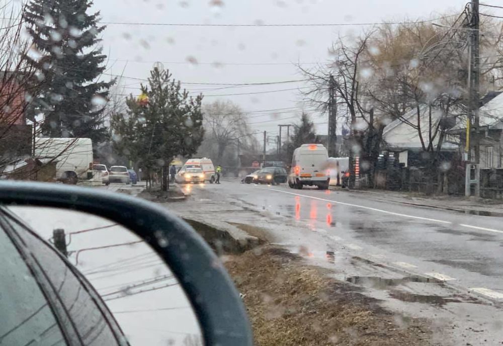 Accident cu o victimă, provocat de un șofer care nu a respectat semnul STOP