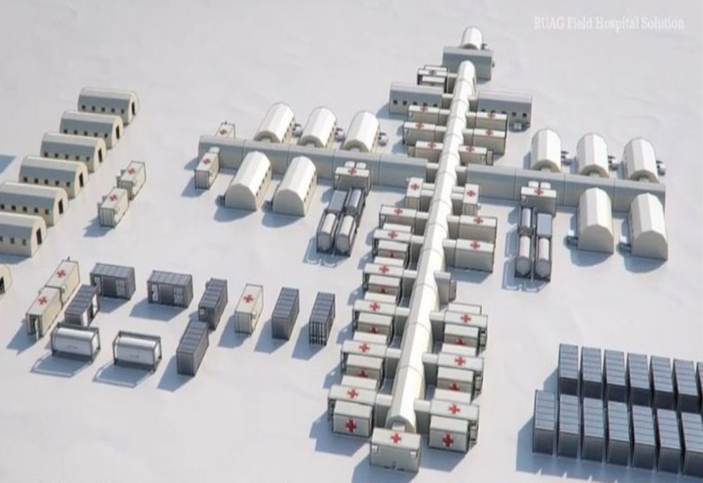 Spital mobil cu 70 de paturi, echipate ATI, la intrarea în Iași