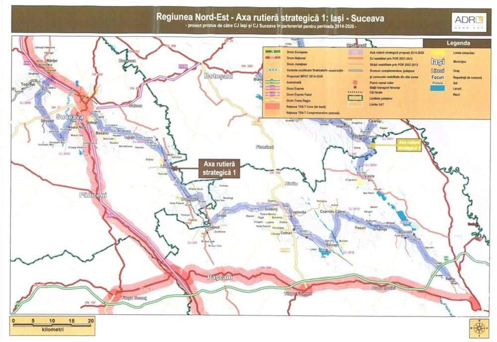 S-a predat amplasamentul pentru Axa Rutieră Strategică Suceava – Iași, pe teritoriul județului Suceava.
