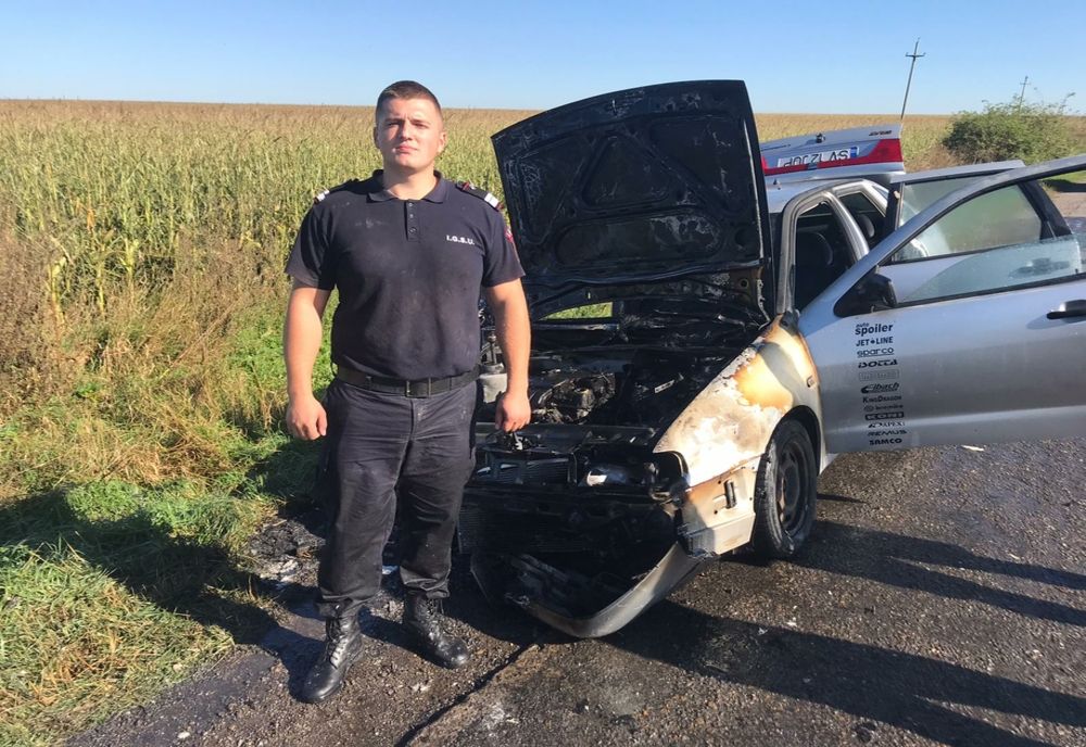 Pericol de explozie înlăturat de un pompier aflat în timpul liber   