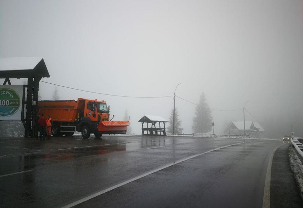 Ninge în Suceva! Circulați cu prudență!
