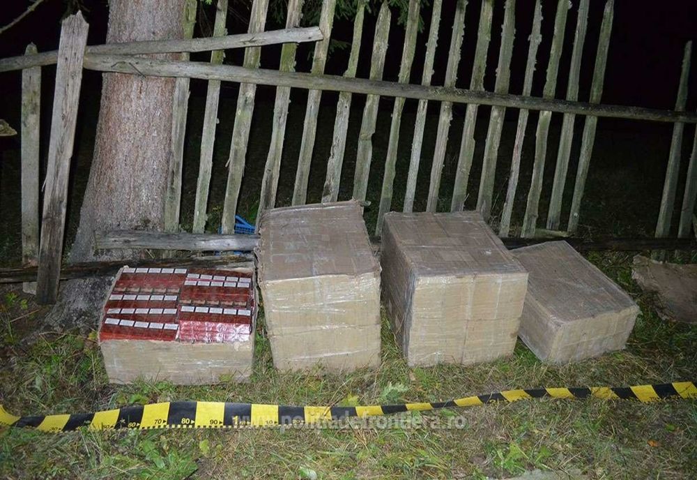 Focuri de armă la frontiera de nord! Ţigări în valoare de peste 115.500 lei, confiscate 