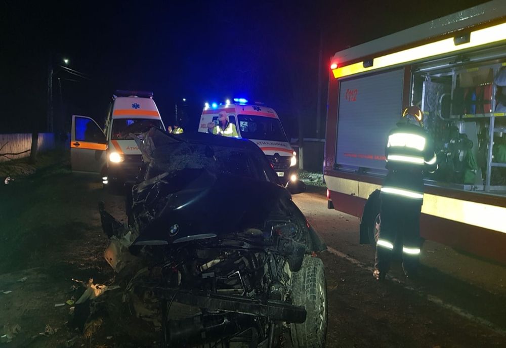 A încercat să fugă de poliție și a provocat accident (FOTO)