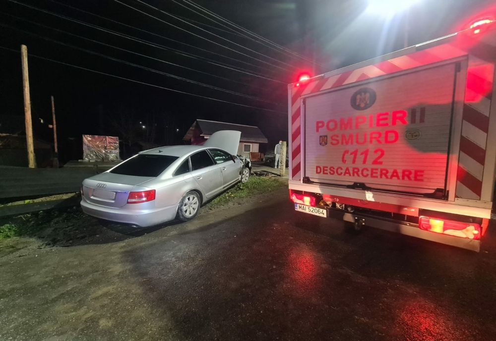 Accident la Ipotești în noaptea de Ajun (FOTO)