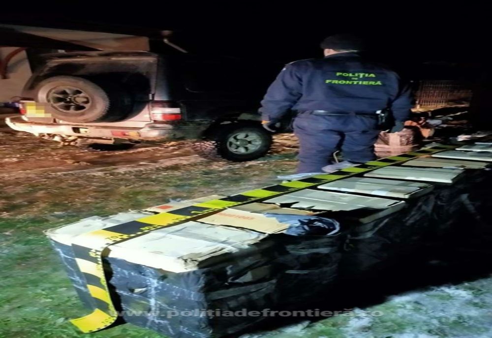 Un contrabandist a abandonat mașina plină cu țigari și s-a făcut nevăzut