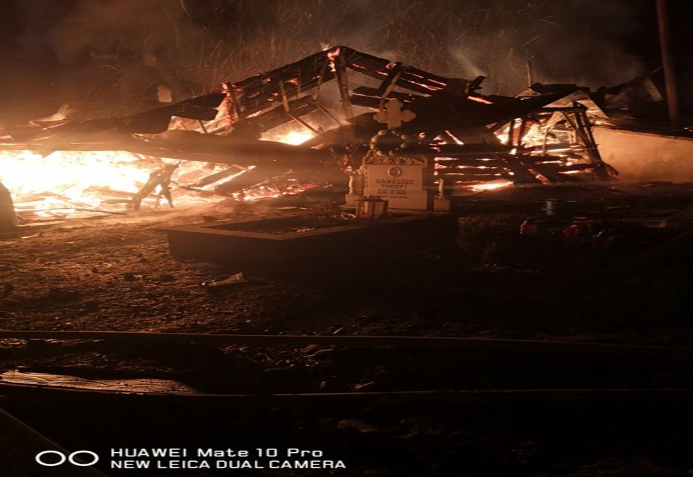 Care a fost cauza incendiului de la biserica din Brodina de Sus