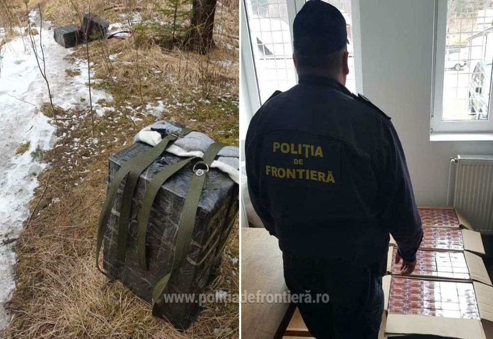 Au abandonat coletele cu țigări de contrabandă și s-au facut nevăzuți