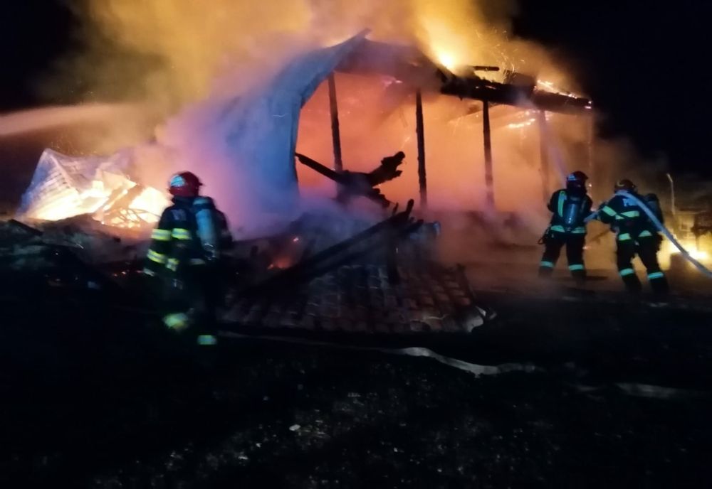 Incendiu în  Breaza de Sus