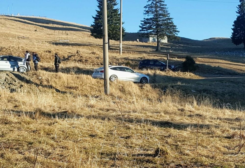 Șoferi care staționau cu mașina pe pajiște, sancționați de către jandarmi