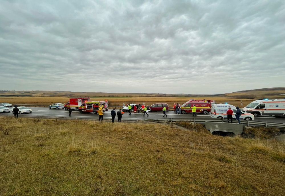 FOTO/VIDEO- Accident cu victime încarcerate în Suceava