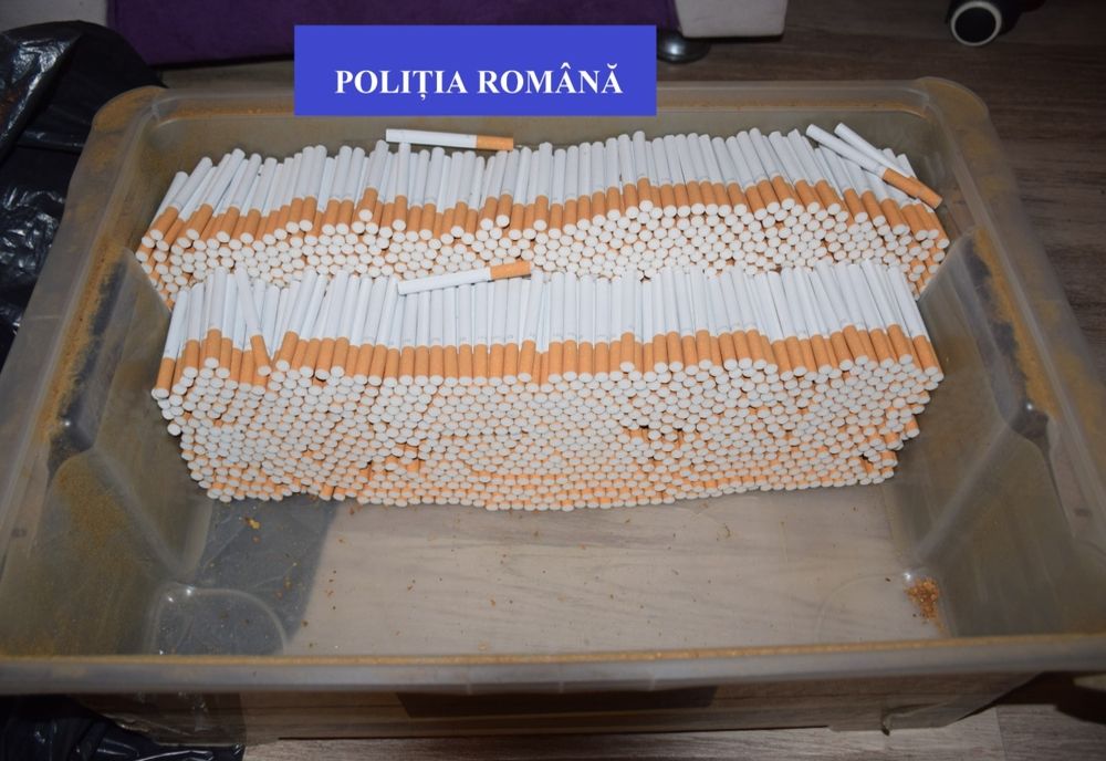 Percheziţii în Satu Mare, Sălaj, Suceava și Dolj! Poliţiştii au descoperit o fabrică clandestină de ţigarete (FOTO)